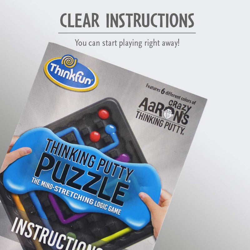 ThinkFun & Crazy Aaron's Thinking Putty Puzzle - STEM Brain Game for Kids & Adults | Logic-Enhancing Challenge | Engaging Activity for Ages 8 & Up | Exciting Gift Idea - Image 4